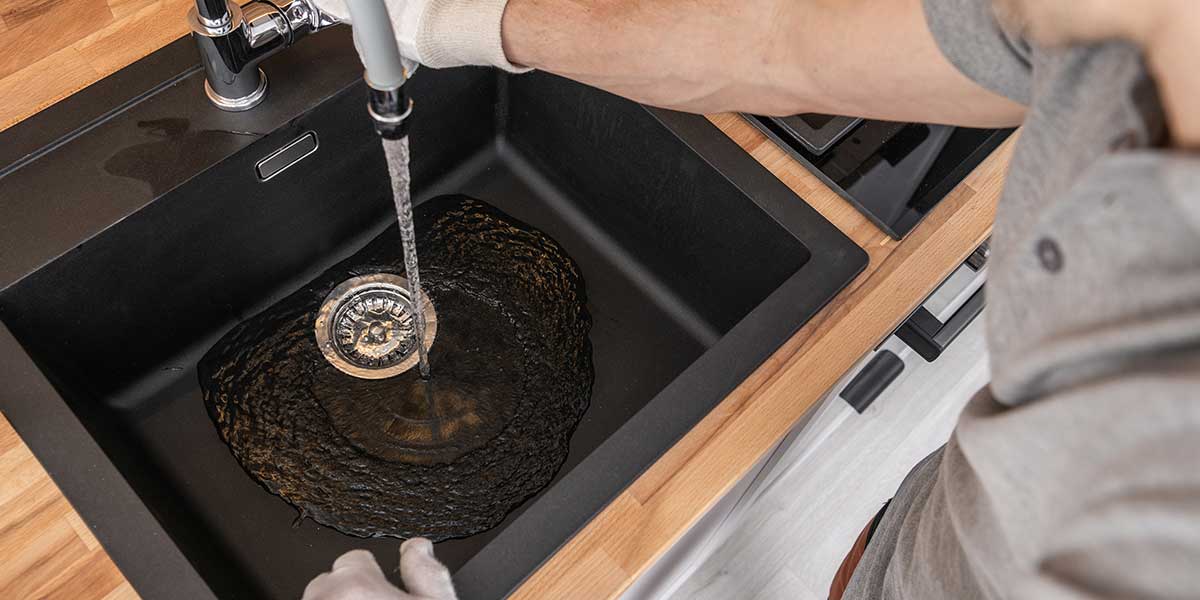 kitchen sink backing up