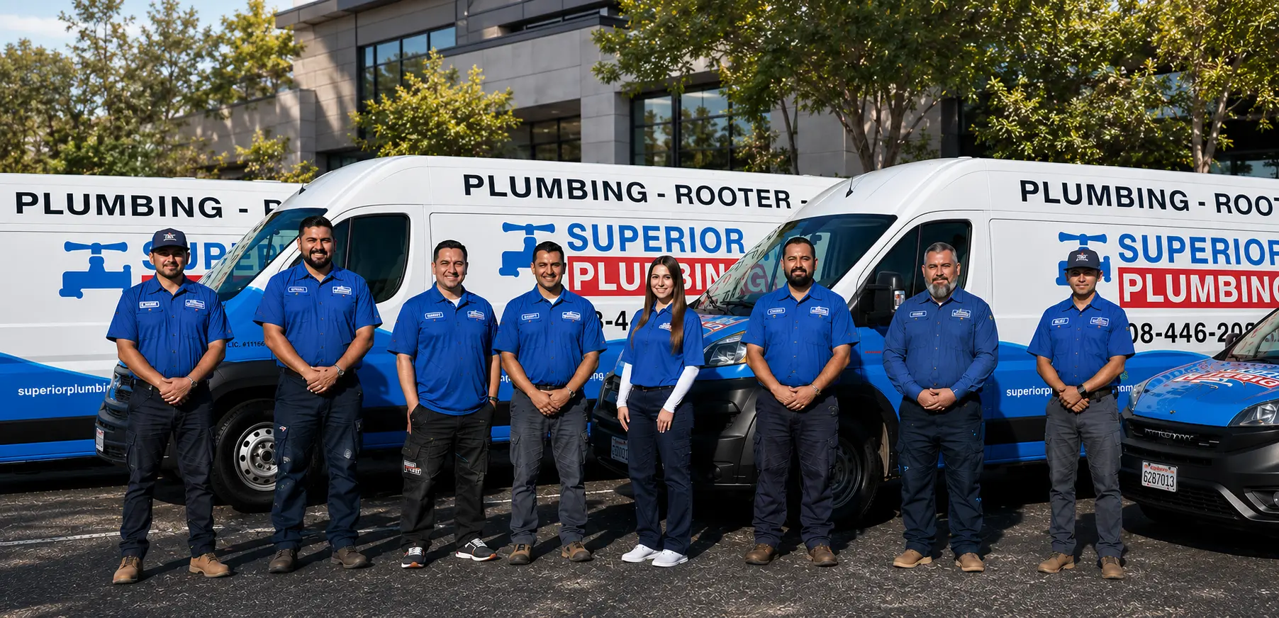 Superior Plumbing technician providing residential plumbing service in San Jose, CA